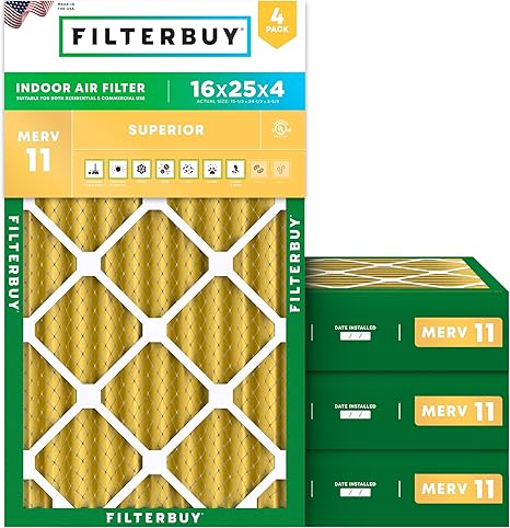 Simply 12x20x1 Air Filter MERV 8 6 Pack Home AC Furnace HVAC