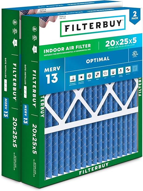 Filtrete 20x25x1 Air Filter MERV 5 6-Pack AC Furnace HVAC Home
